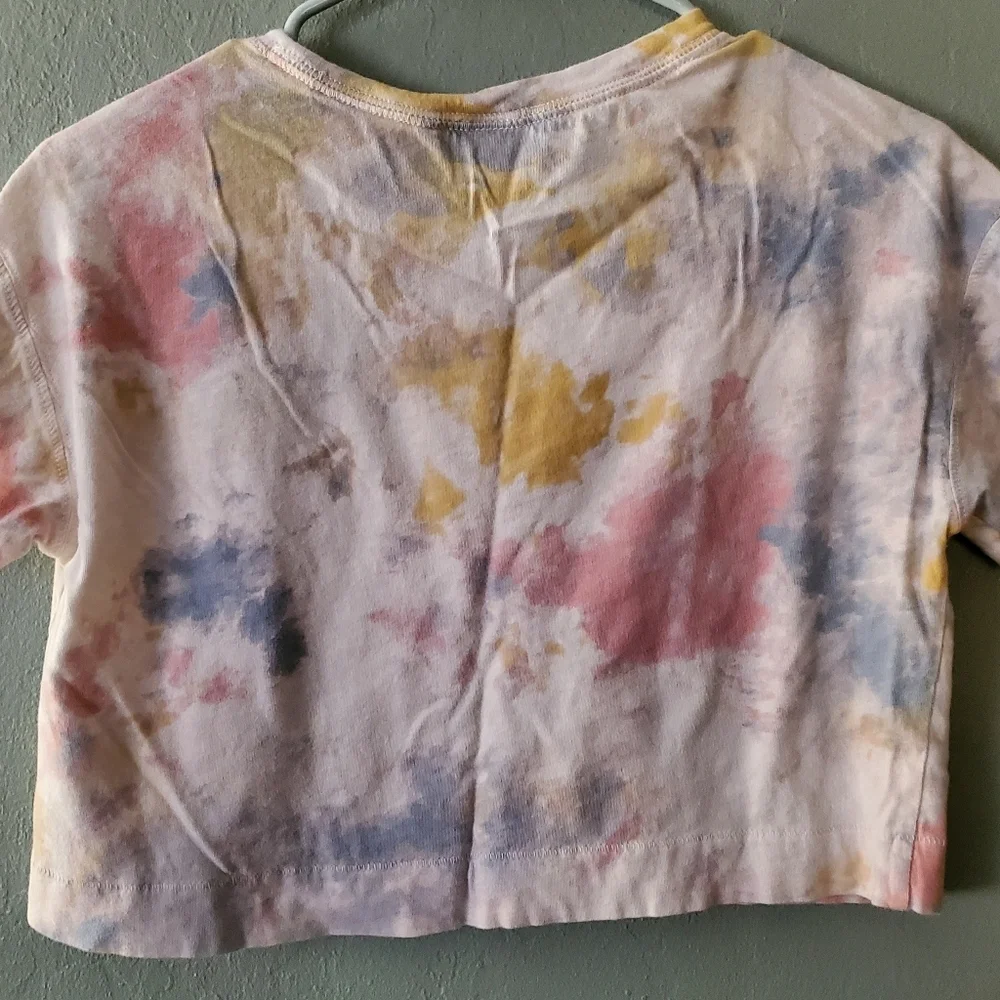 Old Navy Cropped Tie Dye T Shirt
